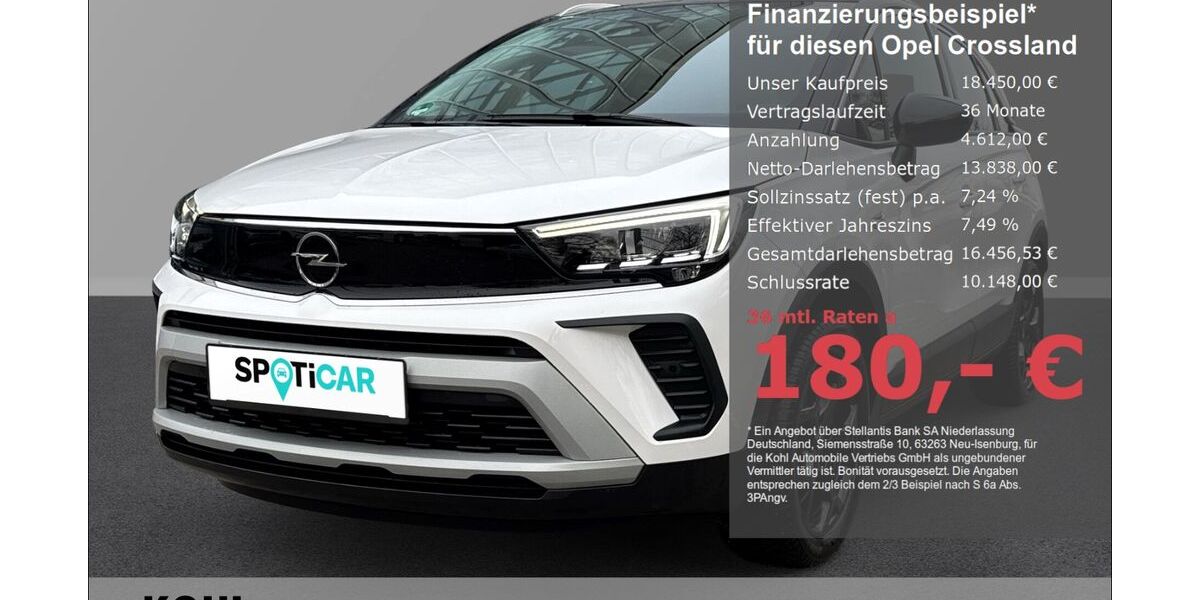 Opel Crossland (X) 19.300 km 17.950 &euro; Aachen 52078