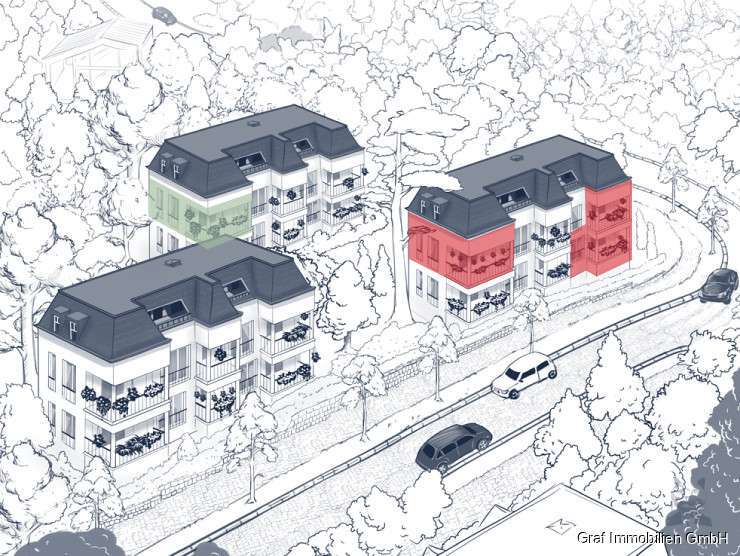 Wohnung zum Kaufen in Berlin Waidmannslust 265.900 € 62.53 m²