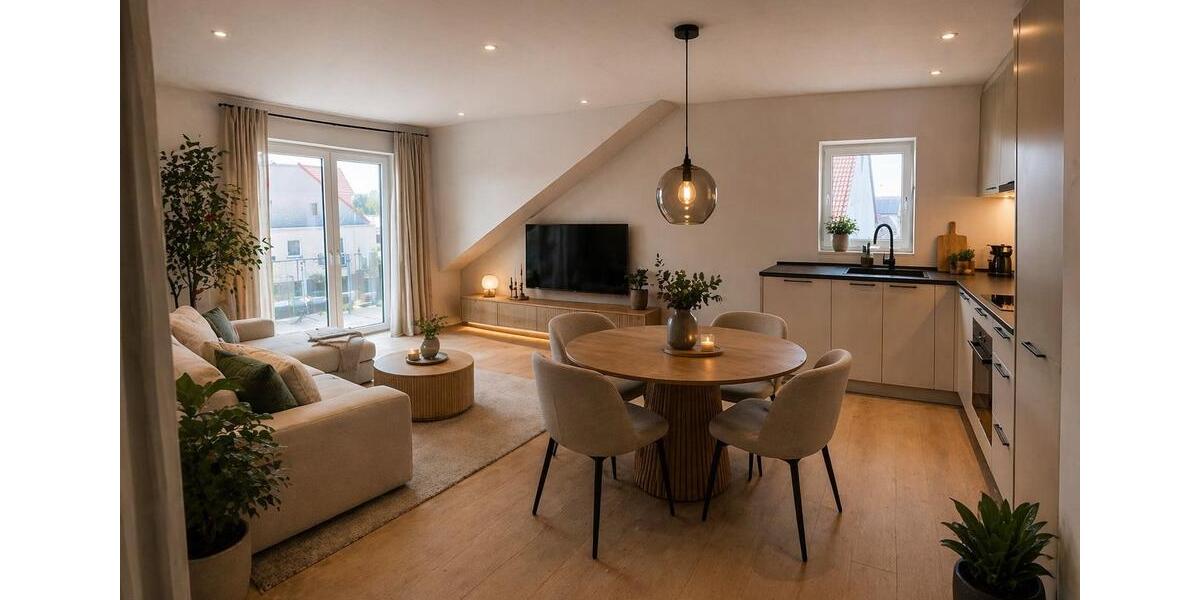 Dachgeschoßwohnung Schwülper - 2 Zimmer, 68 m&sup2;, 950&euro; | Angebot:26284584
