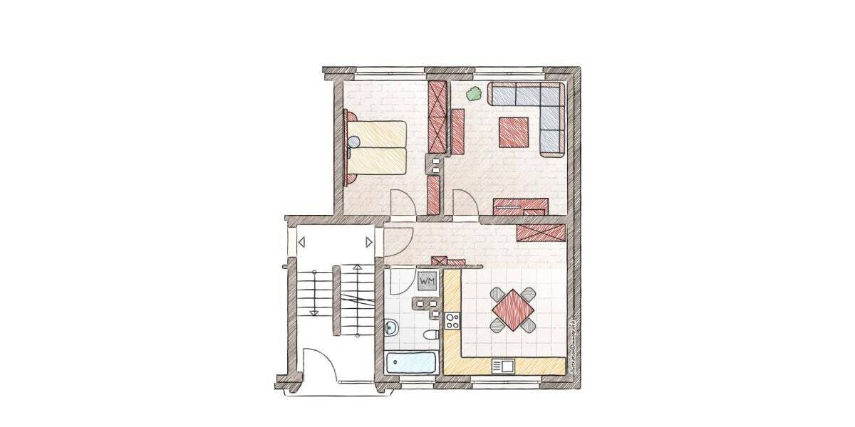 Etagenwohnung Solingen Wald - 1 Zimmer, 269 m&sup2;, 469.000&euro; | Angebot:23969412