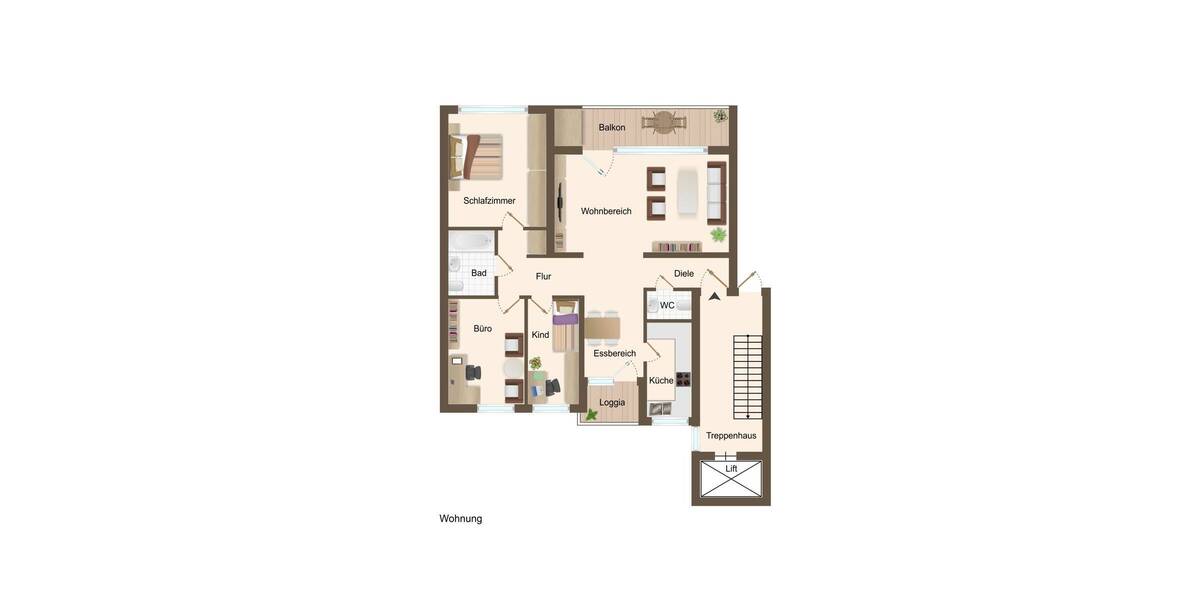 Etagenwohnung Bremerhaven Geestemünde - 4 Zimmer, 97 m&sup2;, 199.000&euro; | Angebot:26388791