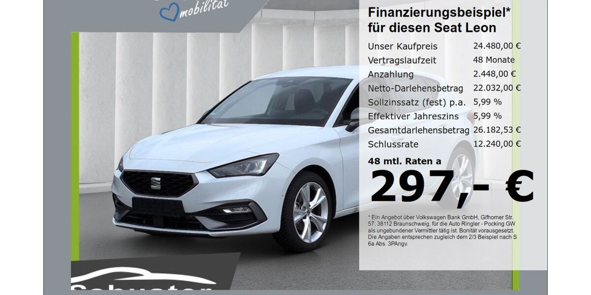 Seat Leon 18.070 km 24.480 &euro; Pocking 94060