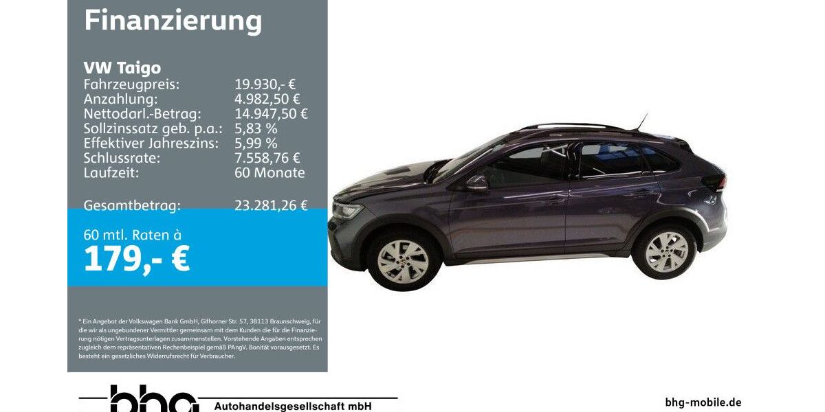 VW Taigo 12.372 km 19.930 &euro; Balingen 72336