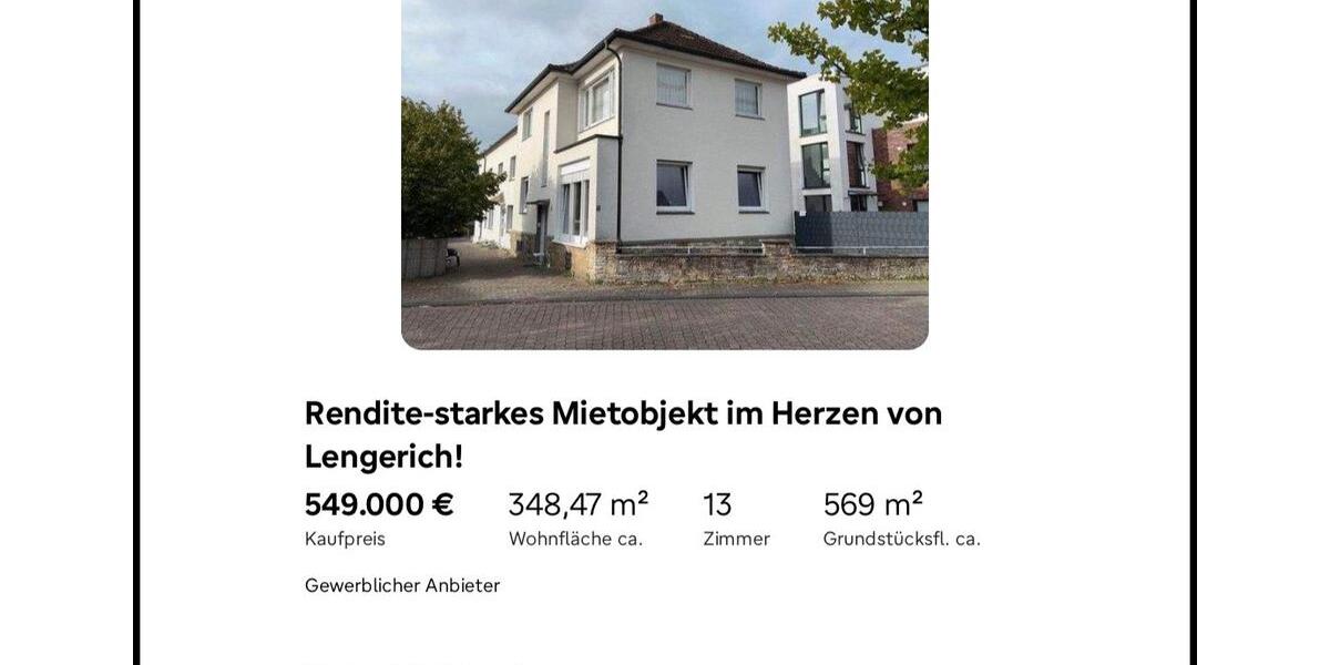 Einfamilienhaus Lengerich - 549.000&euro; | Angebot:26841240