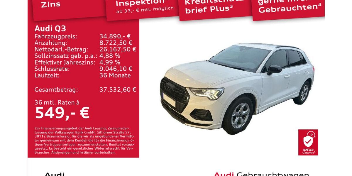 Audi Q3 43.203 km 34.890 &euro; Dresden 01169