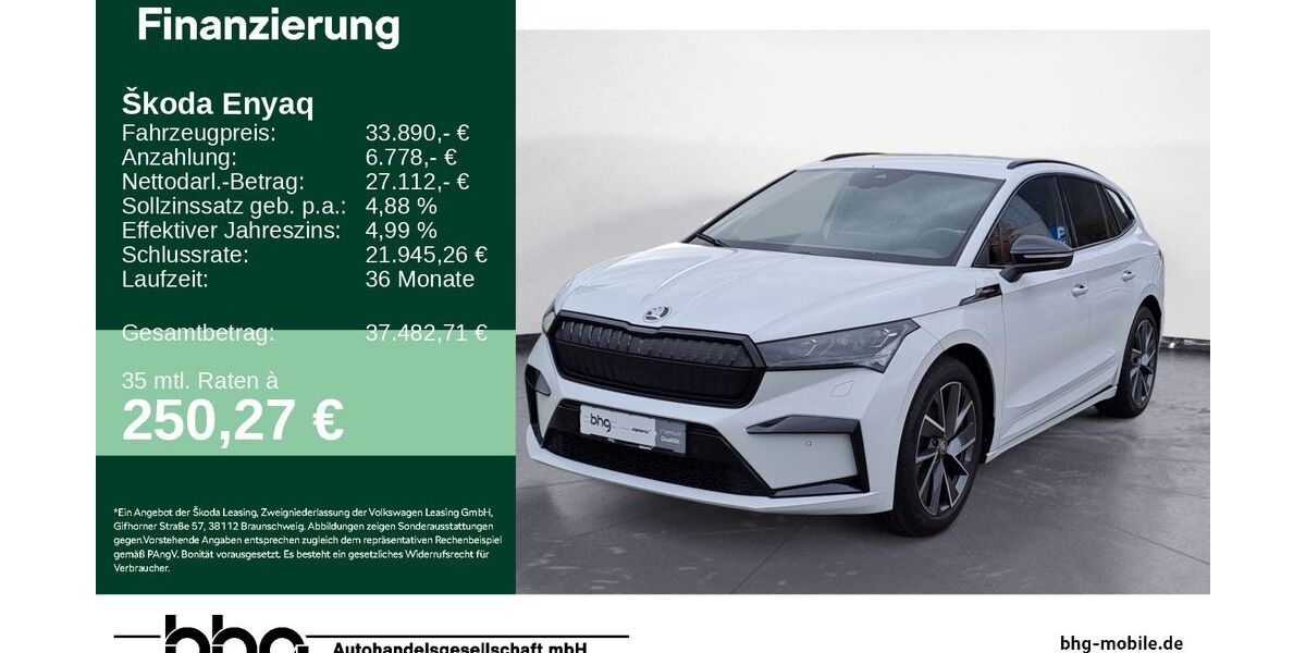 Skoda Enyaq 30.912 km 31.820 &euro; Reutlingen 72770