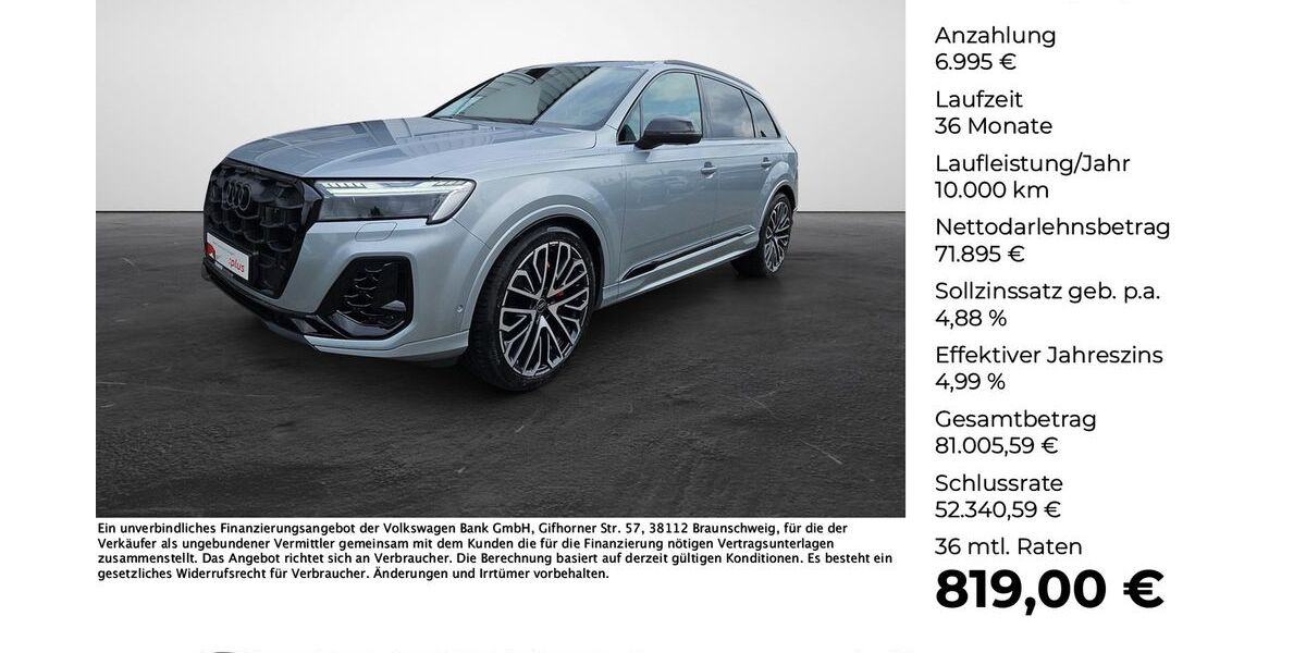 Audi Q7 13.285 km 78.890 &euro; Osnabrück 49080