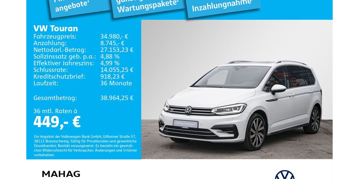 VW Touran 35.883 km 31.995 &euro; Dachau 85221