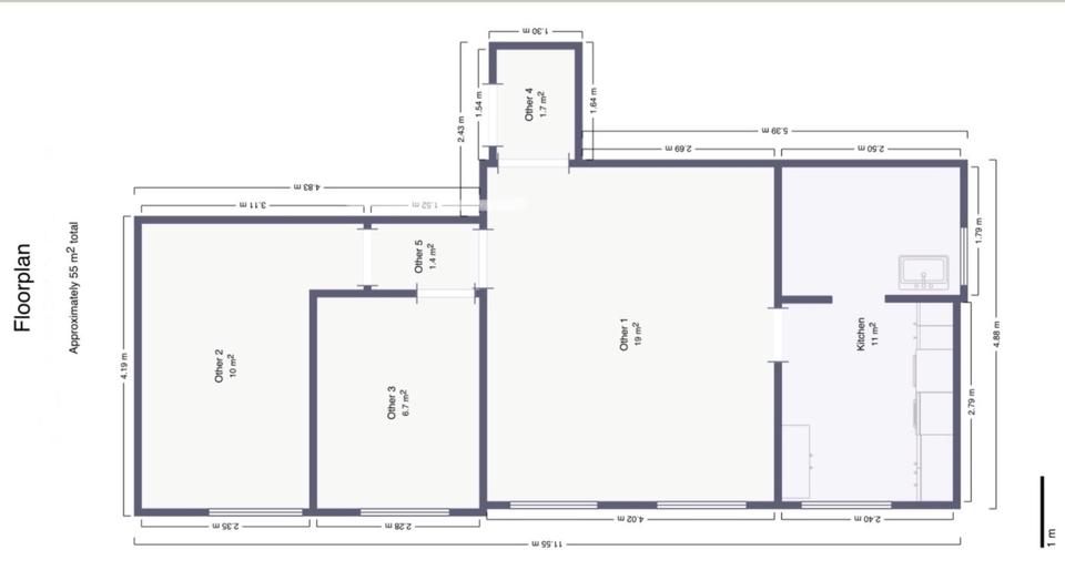 Etagenwohnung Bad Bentheim - 3 Zimmer, 55 m&sup2;, 500&euro; | Angebot:26070988