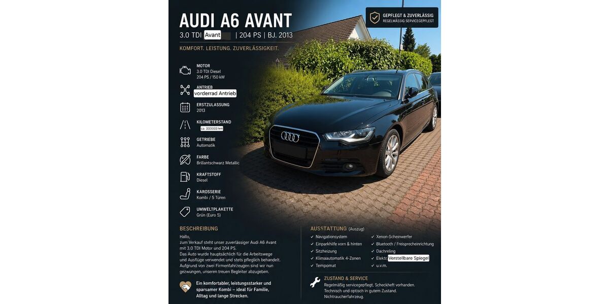 Audi A6 333.333 km 8.800 &euro; Garbsen 30823