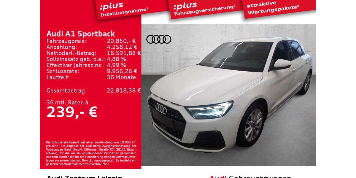 Audi A1 48.719 km 20.850 &euro; Leipzig 04129