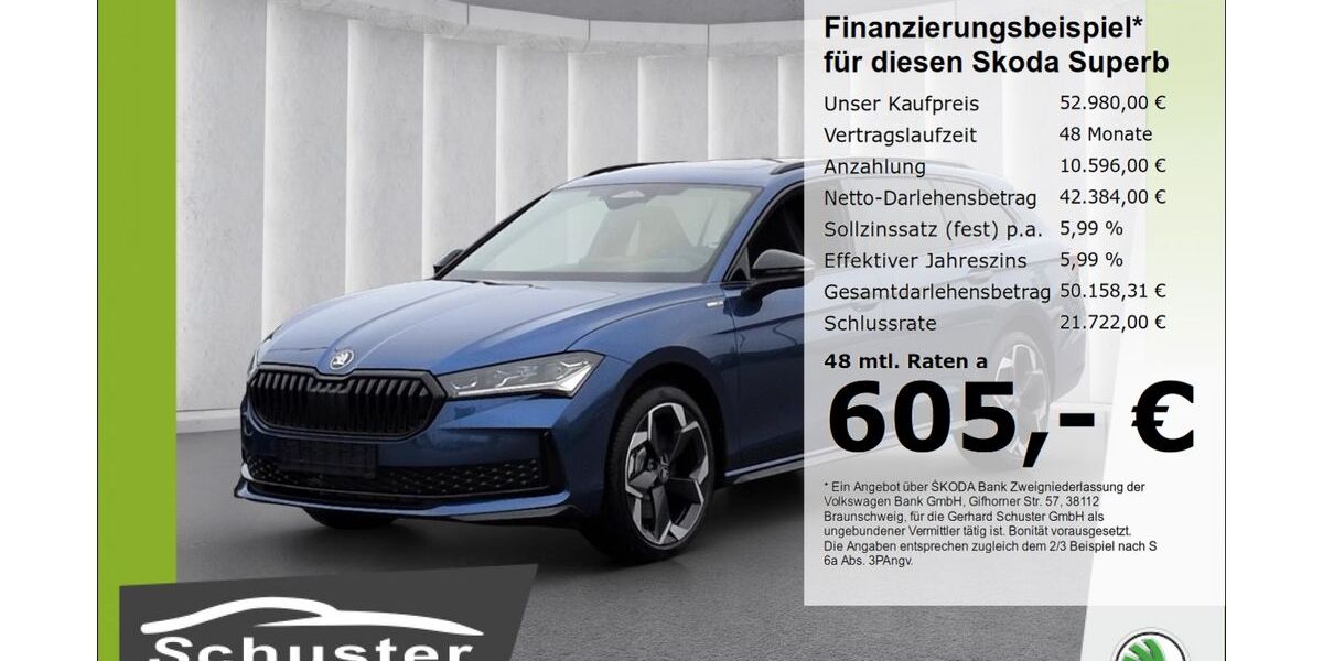 Skoda Superb 1.500 km 52.980 &euro; Ruhstorf 94099