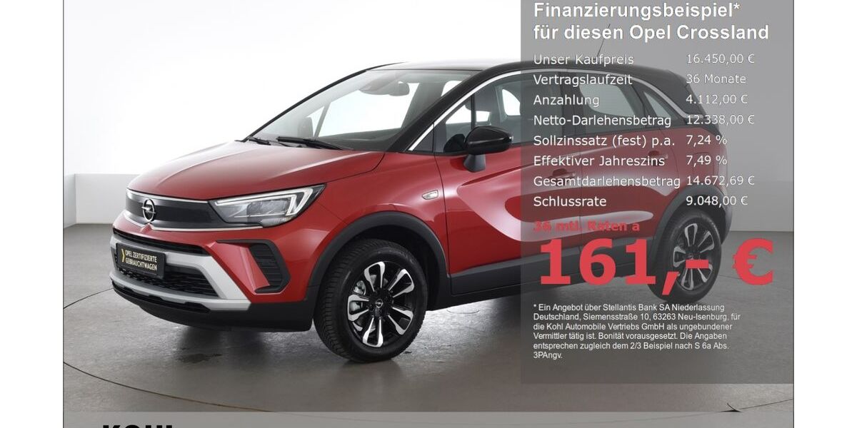 Opel Crossland (X) 29.750 km 16.450 &euro; Aachen 52078