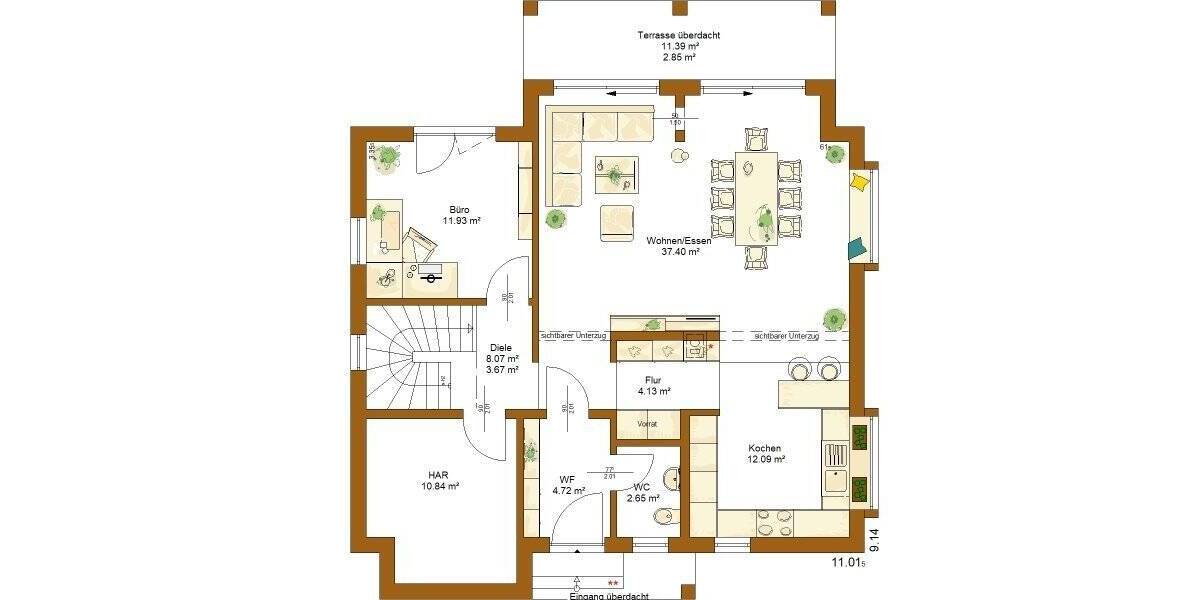 Einfamilienhaus Tauberbischofsheim Dittwar - 5 Zimmer, 169 m&sup2;, 489.000&euro; | Angebot:26331570