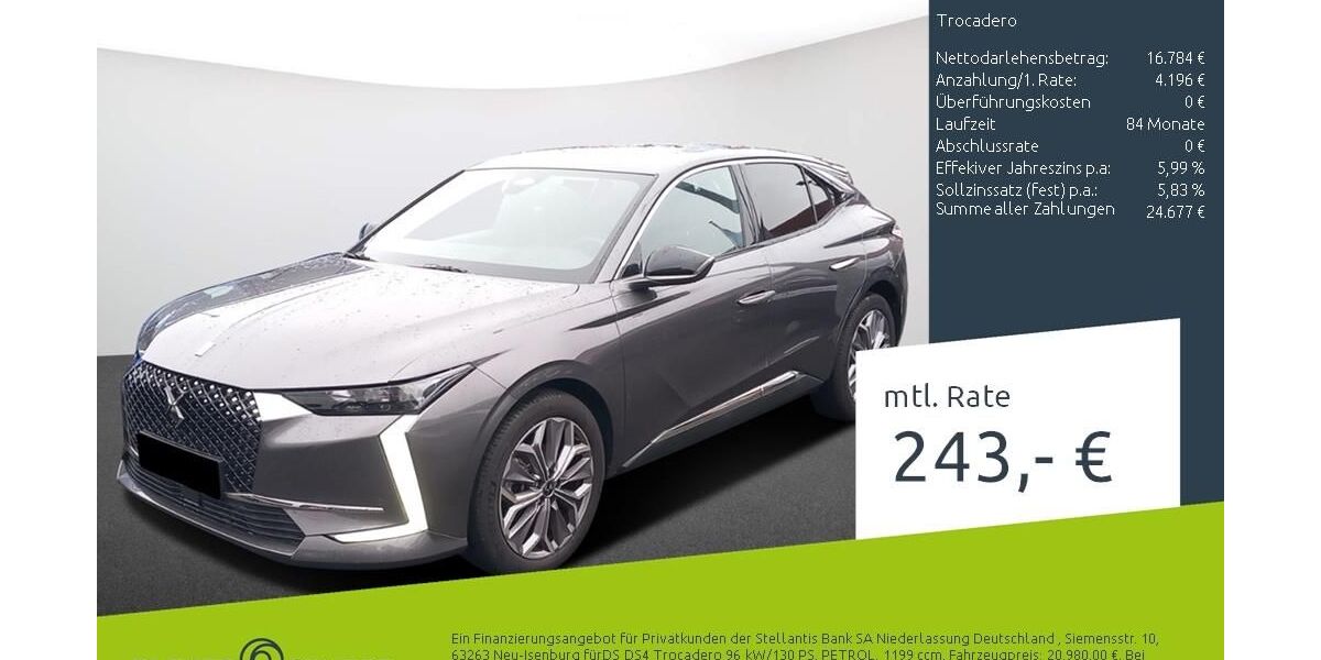 DS Automobiles DS4 8.697 km 20.170 &euro; Münster - Amelsbüren 48163