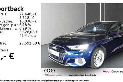 Audi A3 30.100 km 22.448 &euro; Berlin 13581