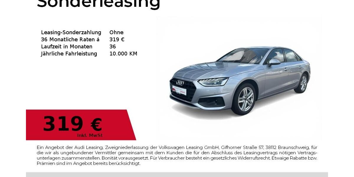 Audi A4 43.502 km 24.770 &euro; Dessau-Roßlau 06844