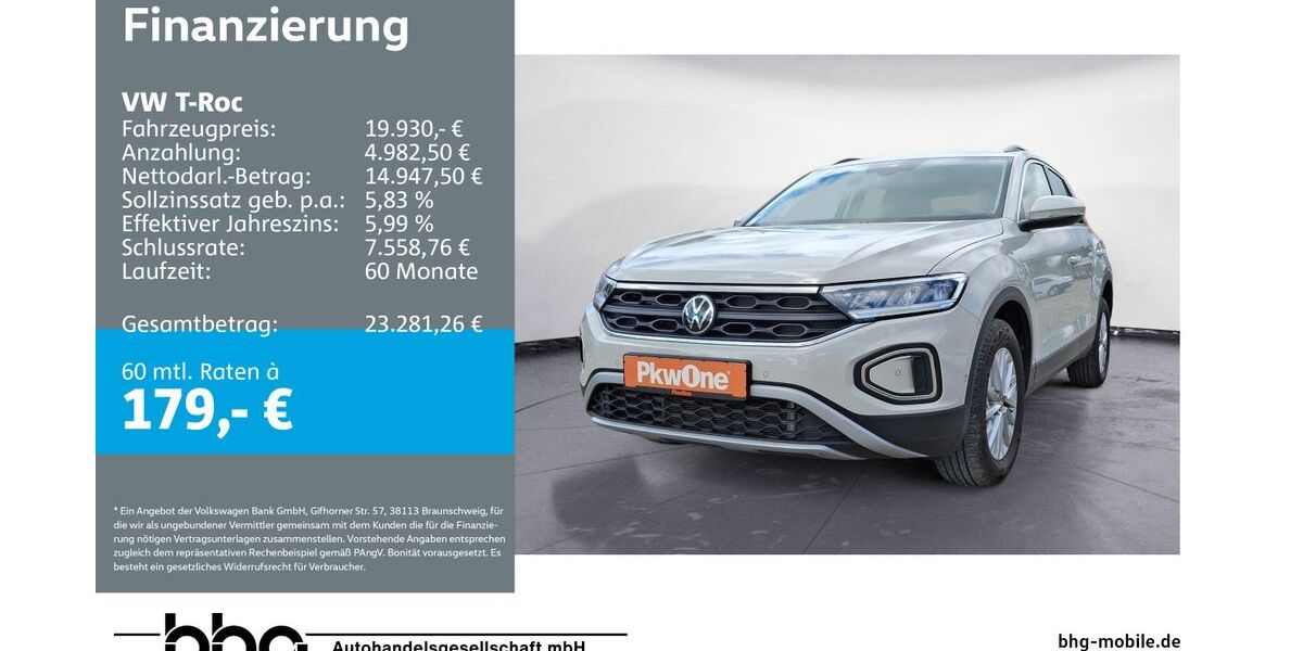 VW T-Roc 29.319 km 19.460 &euro; Rottweil 78628