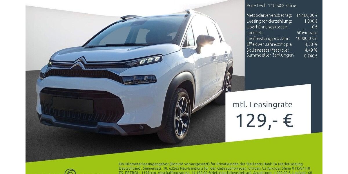 Citroen C3 Aircross 24.557 km 12.960 &euro; Bocholt 46395