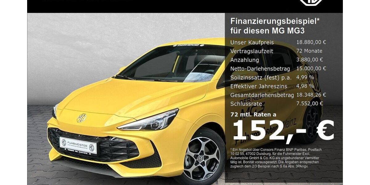 MG 3 6.000 km 16.880 &euro; Mainz-Hechtsheim 55129
