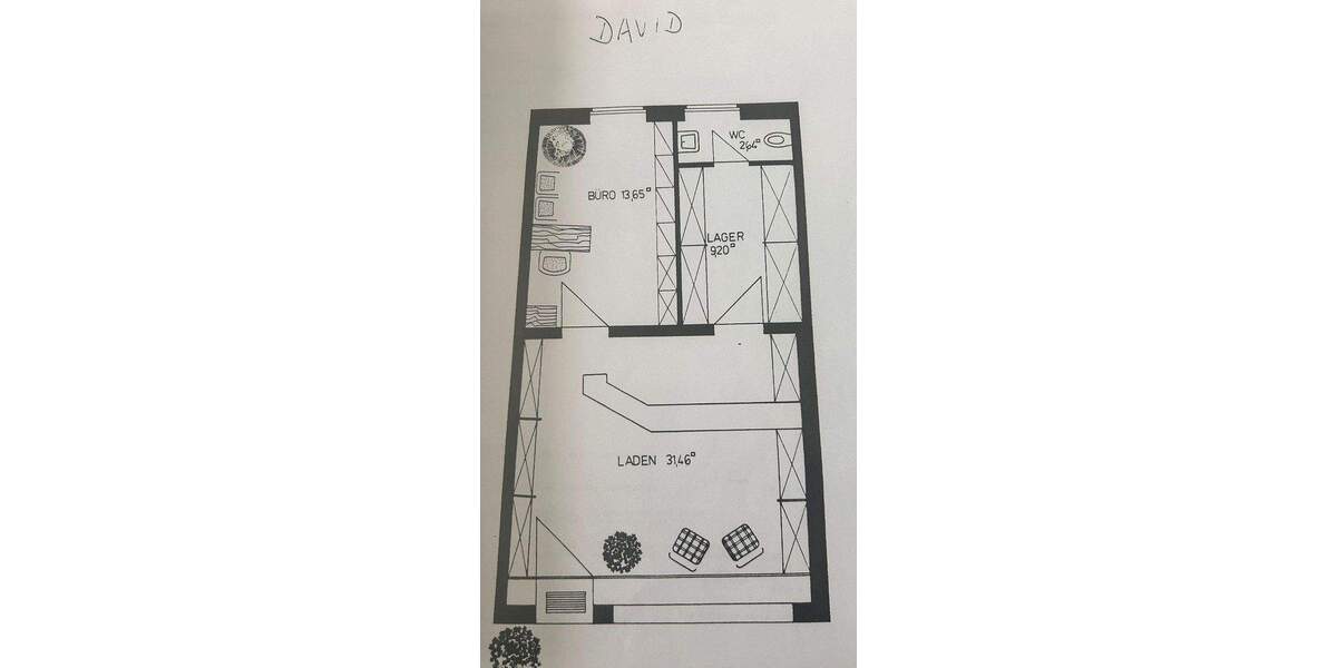Gelegenh.z.Jahresende!!Attr.vielseitig nutzb.LadenlokalBüro m. gr.Schaufenster Top-Lage Hochz.-Süd zimmer