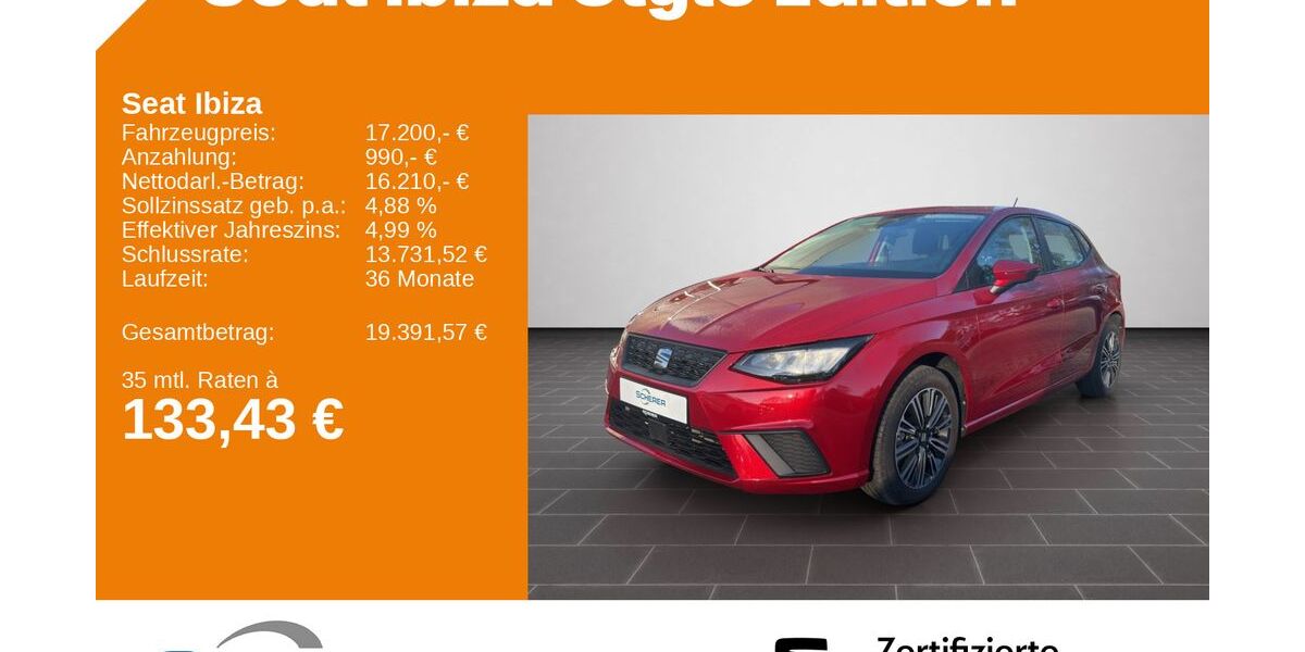 Seat Ibiza 5.860 km 17.200 &euro; Ludwigshafen 67063