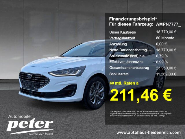 Ford Focus 28.500 km 18.770 &euro; Eschwege 37269