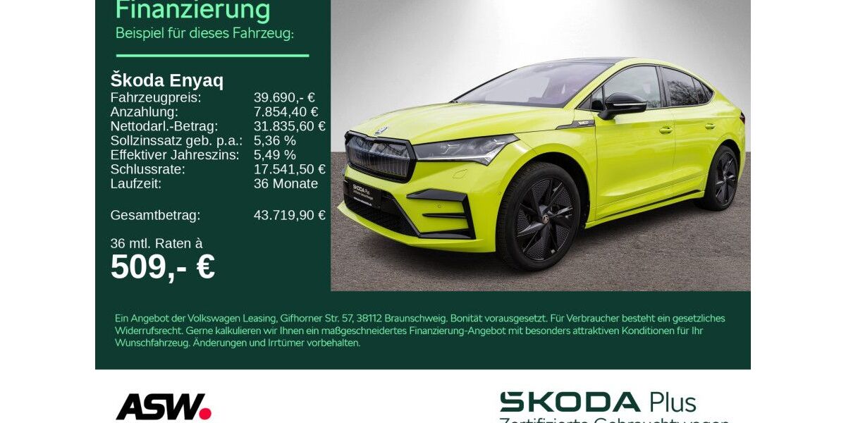 Skoda Enyaq 40.400 km 38.890 &euro; Heilbronn 74076