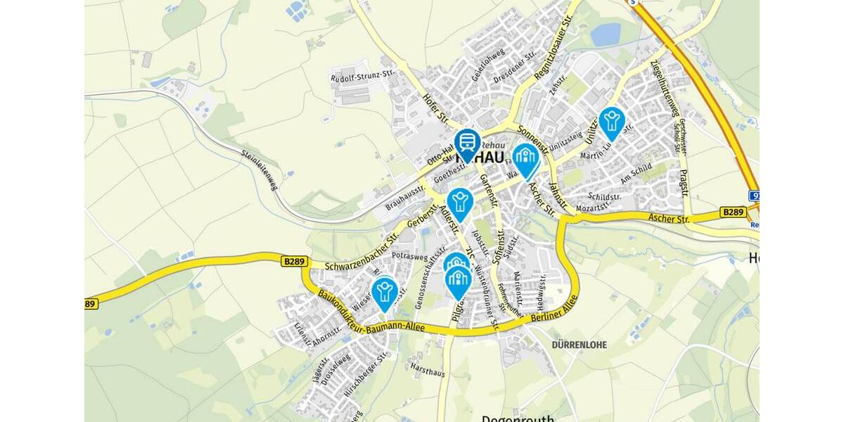 Einfamilienhaus Rehau - 7 Zimmer, 150 m&sup2;, 2.500&euro; | Angebot:23588222