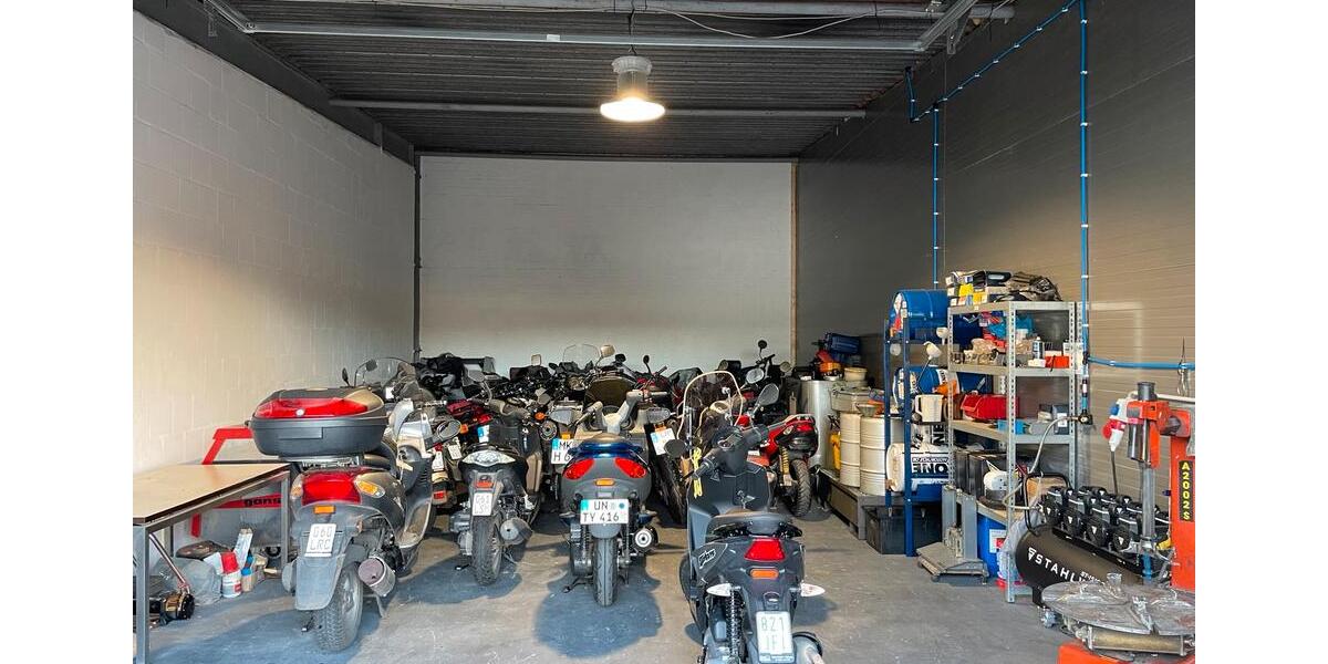 2-Rad Werkstatt zu vermieten Übernahme Motorradwerkstatt Roller zimmer