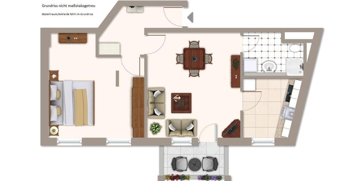 Etagenwohnung Iserlohn Gerlingsen - 2.5 Zimmer, 60 m&sup2;, 120.000&euro; | Angebot:26704526