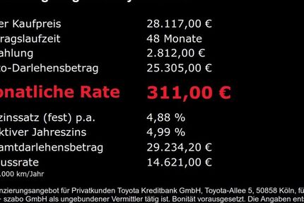 Toyota Yaris 2.500 km 28.117 &euro; Mainaschaff 63814