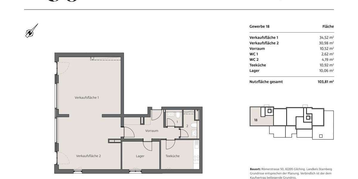 Gewerbeobjekt Gilching - 495.000&euro; | Angebot:25105512