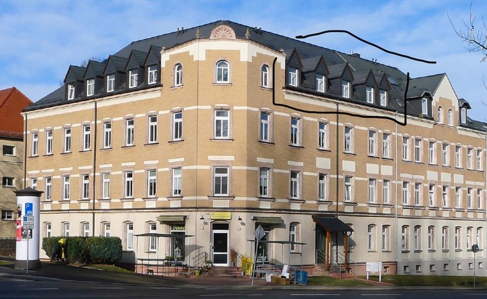 Dachgeschoßwohnung Chemnitz Kapellenberg - 4 Zimmer, 100 m&sup2;, 87.000&euro; | Angebot:27029015