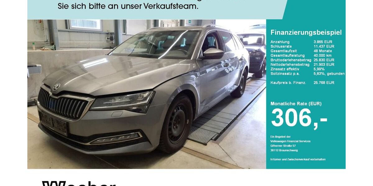 Skoda Superb 83.051 km 25.618 &euro; Leonberg 71229