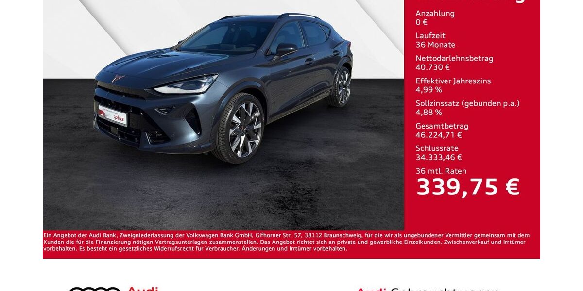 Cupra Formentor 1.010 km 40.730 &euro; Giessen 35394