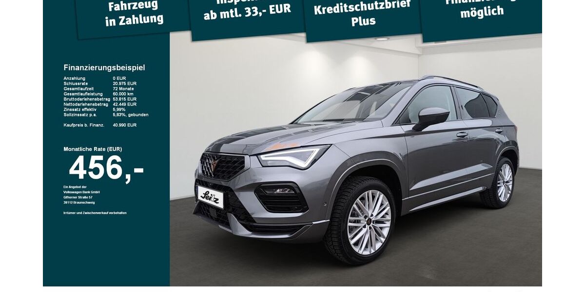 Cupra Ateca 8.200 km 38.880 &euro; Memmingen 87700