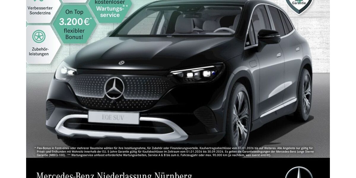 Mercedes-Benz EQE SUV 15.387 km 62.990 &euro; Erlangen 91056