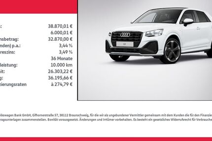 Audi Q2 2.924 km 38.870 € Nordhausen 99734
