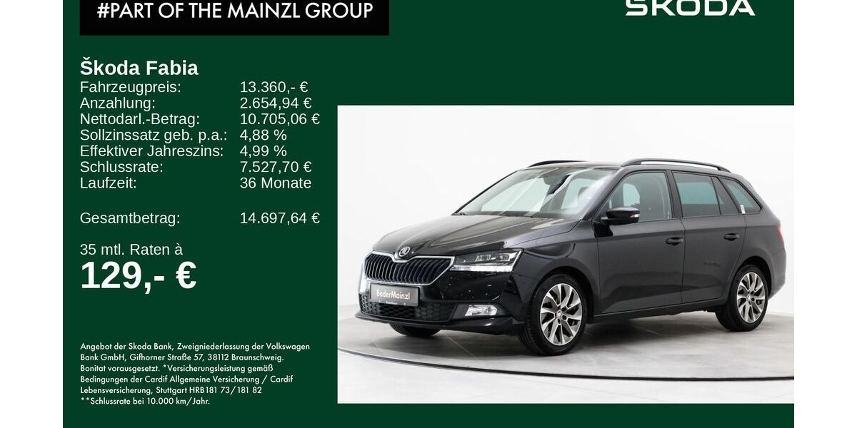 Skoda Fabia 80.935 km 12.890 &euro; Bad Reichenhall 83435