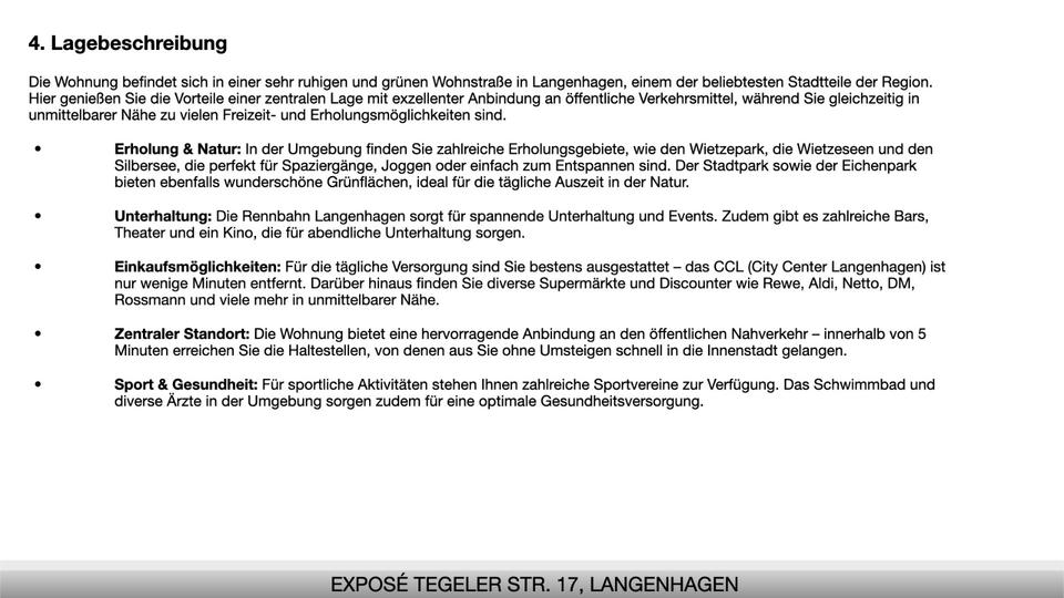 Dachgeschoßwohnung Langenhagen - 2.5 Zimmer, 63 m&sup2;, 269.000&euro; | Angebot:24527458