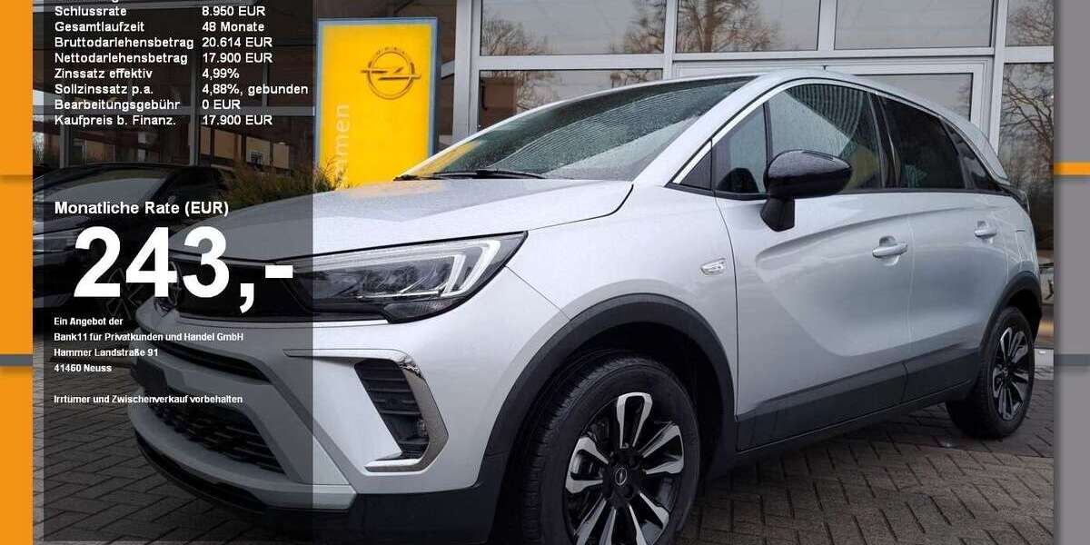 Opel Crossland 13.647 km 16.280 &euro; Sonneberg 96515