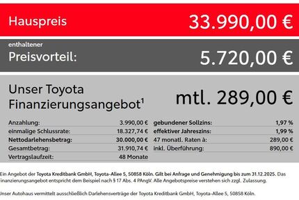 Toyota Corolla 6.000 km 33.990 € Bad Birnbach 84364