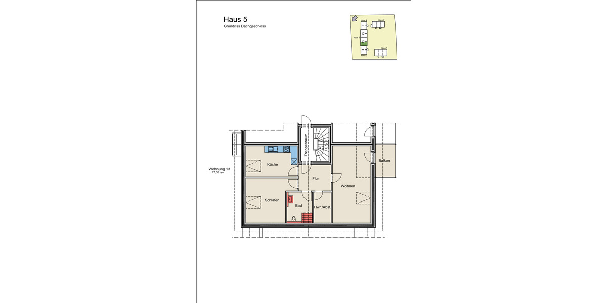 Etagenwohnung Klixbüll - 2 Zimmer, 80 m&sup2;, 245.000&euro; | Angebot:26346411