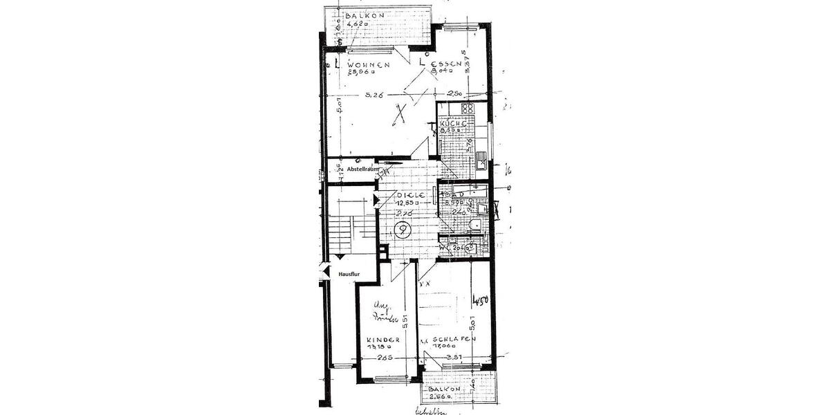 Dachgeschoßwohnung Lübeck Sankt Jürgen - 3 Zimmer, 102 m&sup2;, 399.000&euro; | Angebot:26109227