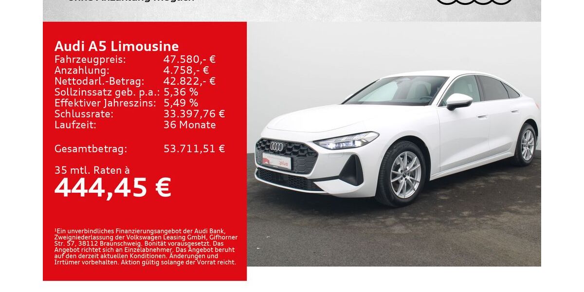 Audi A5 18.000 km 46.280 &euro; Würzburg 97076