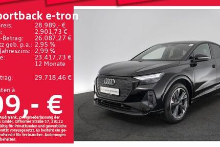 Audi Q4 e-tron 31.984 km 28.989 € München 80935