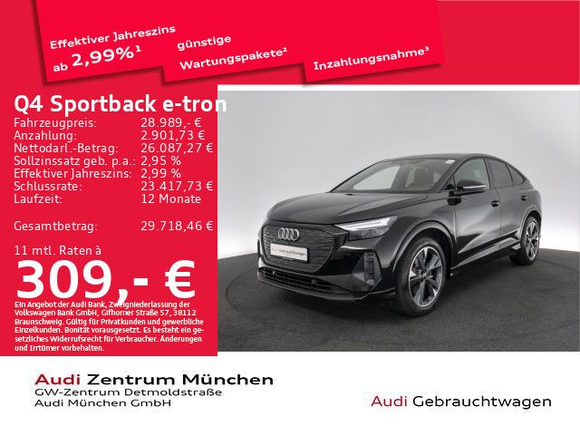 Audi Q4 e-tron 31.984 km 28.989 € München 80935