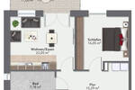 Etagenwohnung Achim - 2 Zimmer, 66 m&sup2;, 280.000&euro; | Angebot:25661305