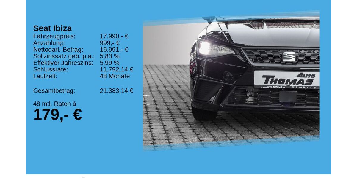 Seat Ibiza 31.090 km 17.990 &euro; Bonn 53227